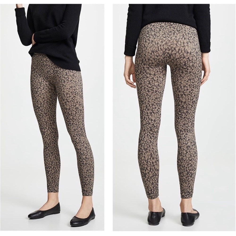 Spanx Look At Me Now Seamless Leggings in Mini Leopard Print, S